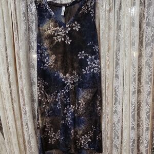 Magic Fit NWOT Womens Size M Floral Sleeveless Dress With Pockets